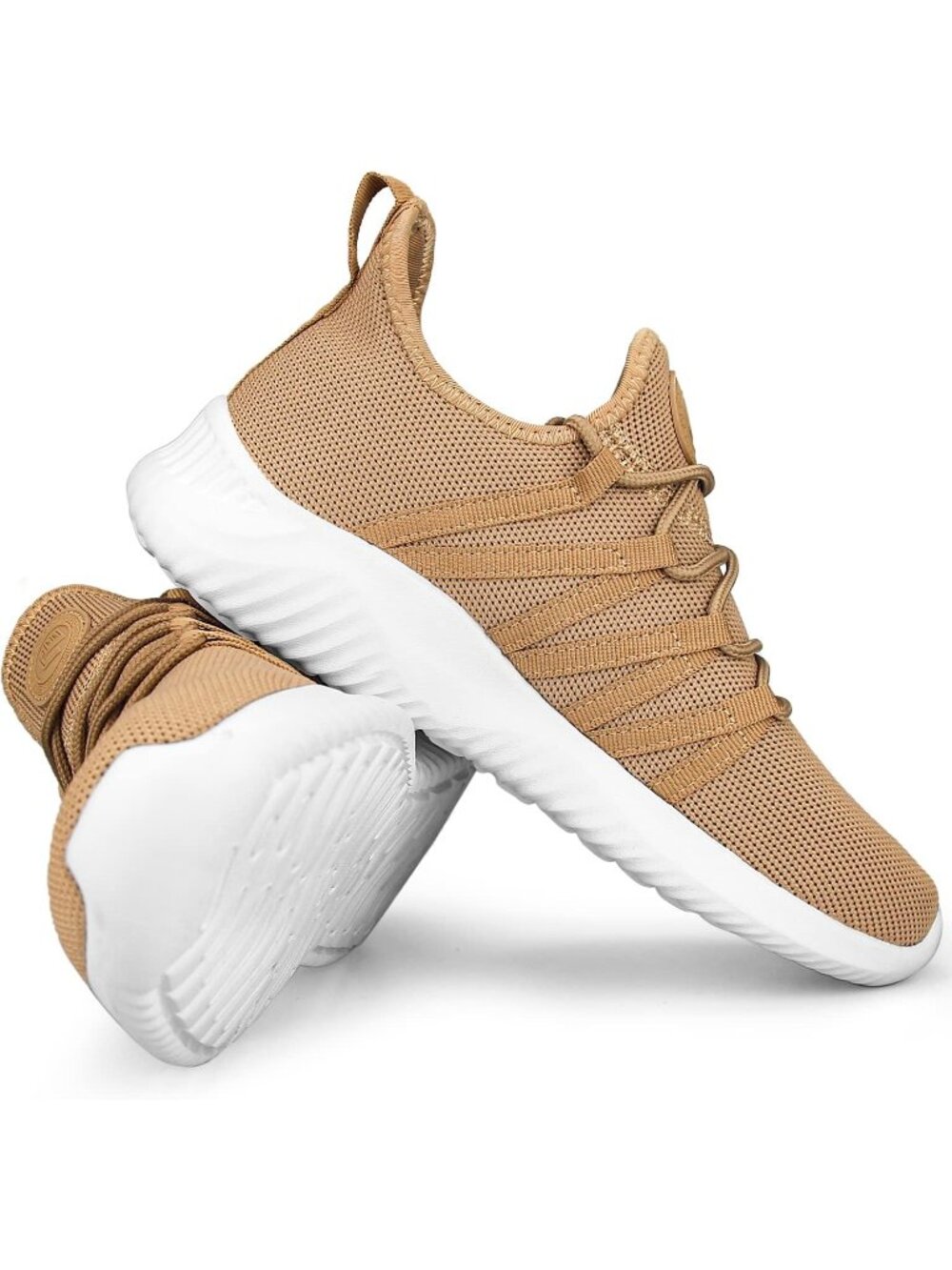 Women's Sandy Mesh Breathable Lightweight Non Slip Walking Fashion Sneakers - Picture 6 of 6
